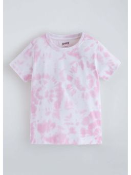 Hopscotch - White Tie & Dye Cotton T-Shirt