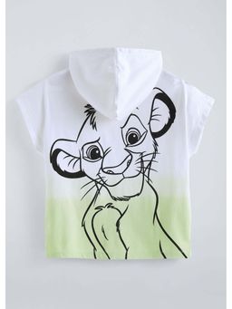 Hopscotch - Multi-Color Simba Back Printed Relaxed Jersey T-Shirt