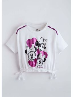 Hopscotch - White Mickey Mouse T-Shirt