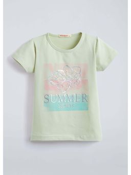 Hopscotch - Green Floral T-Shirt