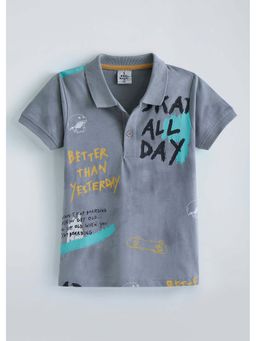 Hopscotch - Grey Skate All Day Polo T-Shirt