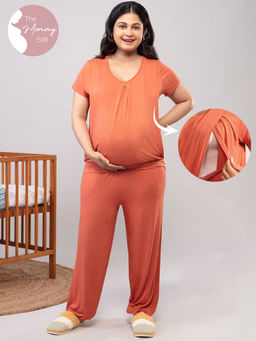 Nykd by Nykaa - Comfy Maternity Top - Bruschetta NYS043