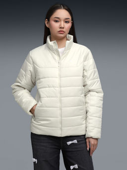 Puma - Essentials Women Slim Fit Warm Padded Jacket-White
