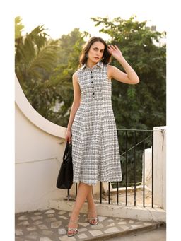 Edition II - Black Tweed Day Dress