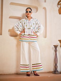 LABEL APURVA - Chromatic Line Co-Ord Ser