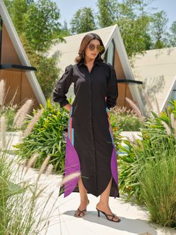 LABEL APURVA - Curve Theory Maxi Shirt Dress
