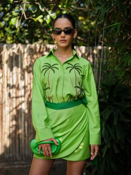 LABEL APURVA - Palm Play Co-Ord Set