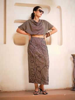 LABEL APURVA - Rustic Flow Co-Ord Set