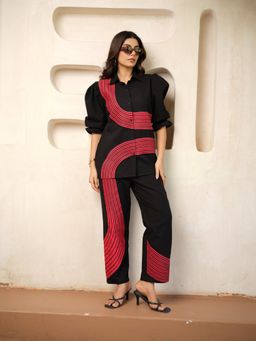 LABEL APURVA - Rhythm Line Co-Ord Set