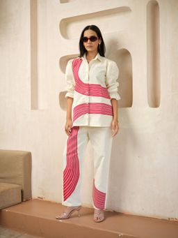 LABEL APURVA - Rhythm Line Co-Ord Set
