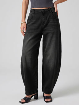 MIXT by Nykaa Fashion - Women Black Denim Jeans