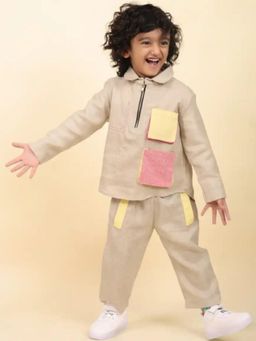 Lazy Cub - Arrow Linen Co-Ord Set