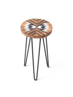 CASA DECOR - Brown Moroccan Souk Filament Plant Stand For Home Garden Balcony