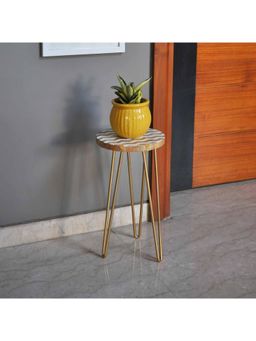 CASA DECOR - Brown Chevron String Plant Stand For Home Garden Balcony
