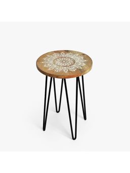 CASA DECOR - Brown Traditional Wooden Plant Stand For Balcony Living Room