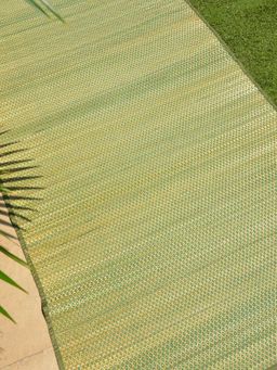 DHARINI - Olive Green Madurkathi Floor Mat