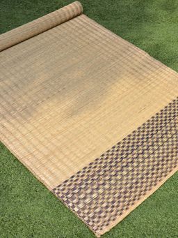 DHARINI - Beige Madurkathi Plain Floor Mat