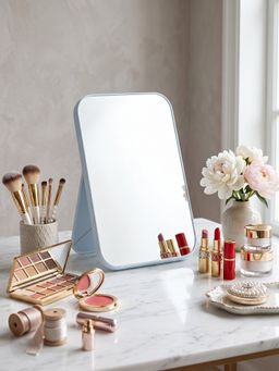 YELONA - Blue Portable And Foldable Compact Vanity Makeup Mirror