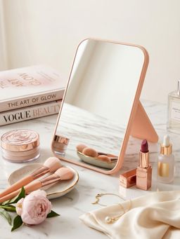 YELONA - Pink Portable And Foldable Compact Vanity Makeup Mirror