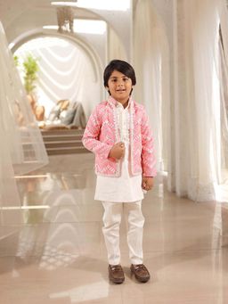 Fayon Kids - Mirror Embroidered Jacket Set (Set of 3)