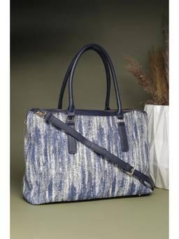 Allen Solly - Women Blue Formal Hand Bag With Detachable Strap