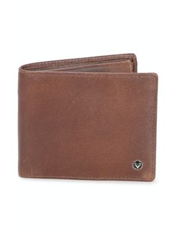 Allen Solly - Men Brown Solid Leather Wallet