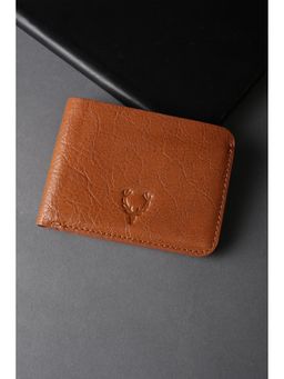 Allen Solly - Men Brown Textured Leather Wallet