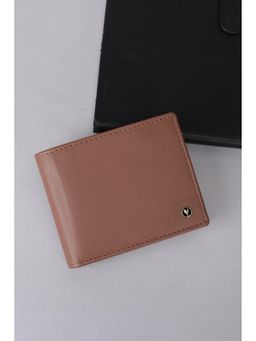 Van Heusen - Men Brown Leather Solid Wallet