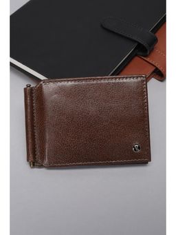 Van Heusen - Men Brown Leather Solid Wallet