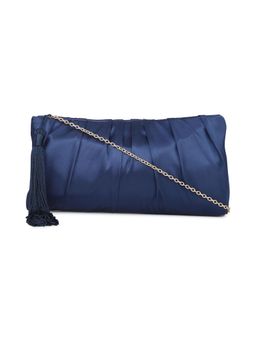 Van Heusen - Women Blue Solid Casual Sling Bag - Navy Blue
