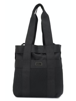 Van Heusen - Women Black Textured Casual Tote Bag