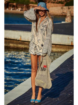 FancyPants - Black Vitamin Sea Beach Top with Shorts (Set of 2)