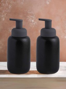 UMAI - 400ml Soap Dispenser Bottle Black (Pack of 2)