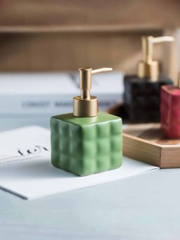 Ekhasa - Ceramic Handwash Dispenser Bottle 220ml) (Green)