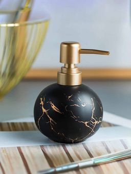 Ekhasa - Ceramic Handwash Dispenser Bottle 300ml) (Black)