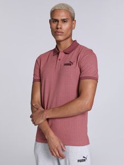 Puma - Men's Jacquad Mens Purple T-shirt