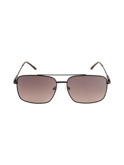 Opium Eyewear - Men Brown Square Sunglasses with UV Protection & Mirrored Lens (OP-1915-C02)