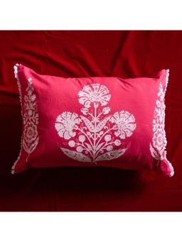 House of Ekam - Rani Cypress Poppy Cushion Cover