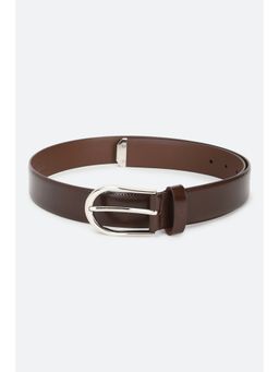 Van Heusen - Men Brown Textured Casual Belt
