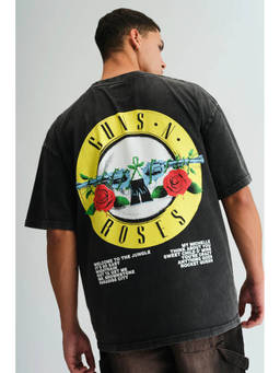 Bonkers Corner - Appetite For Destruction Faded Oversized T-shirt