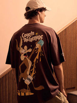 Bonkers Corner - Coyote The Genius Oversized T-shirt