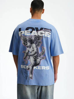 Bonkers Corner - Love And Peace Premium Oversized T-shirt