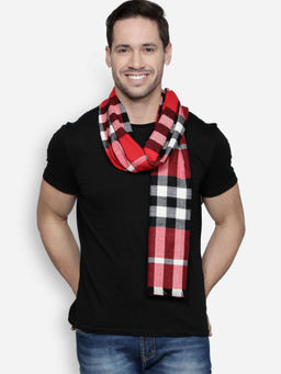 Alvaro Castagnino - Mens Viscose Red Muffler