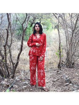 Oodeypore - Cera Red Co-Ord (Set of 2)