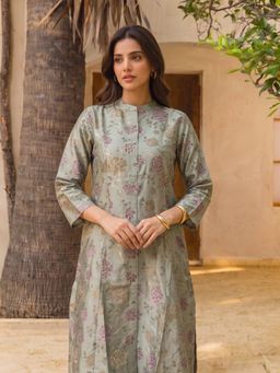 Rangita - Women Green Viscose Kurta