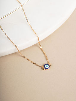 Palmonas - 925 Sterling Silver Evil Eye Classic Waterproof & Anti Tarnish Pendant For Women