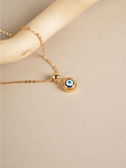 Palmonas - 925 Sterling Silver Evil Eye Enigma Waterproof & Anti Tarnish Pendant Necklace