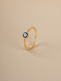 Palmonas - 925 Sterling Silver Evil Eye Timeless Waterproof & Anti-Tarnish Ring For Women