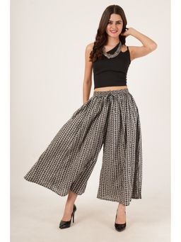 COTLAND FASHION - Black Flared Palazzo for Women
