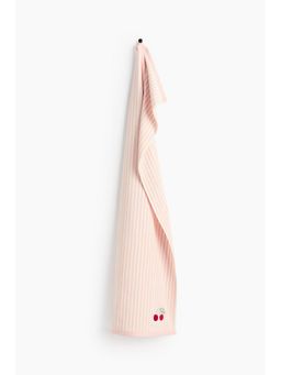 H&M - Multi-Color Embroidery-Detail Bath Towel